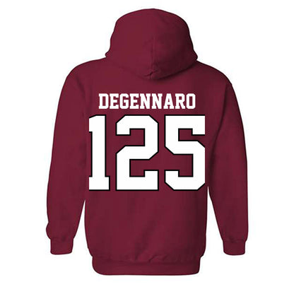 Oklahoma - NCAA Wrestling : Sebastian Degennaro - Classic Shersey Hooded Sweatshirt-1