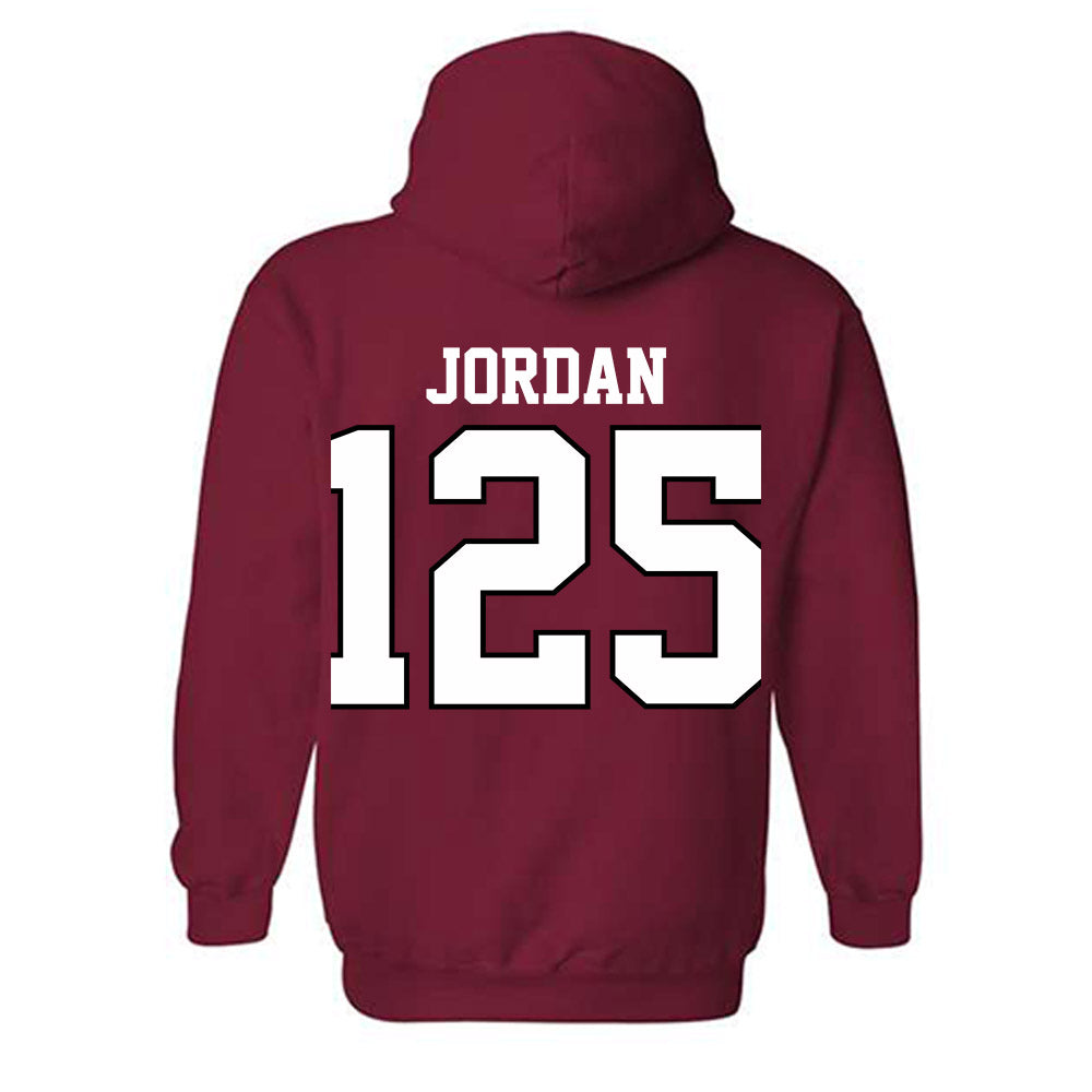 Oklahoma - NCAA Wrestling : Beric Jordan - Classic Shersey Hooded Sweatshirt-1