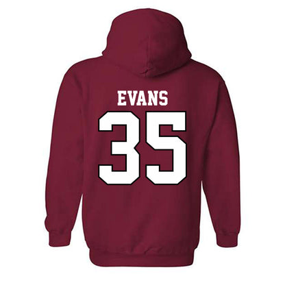 Oklahoma - NCAA Football : Liam Evans - Classic Shersey Hooded Sweatshirt-1