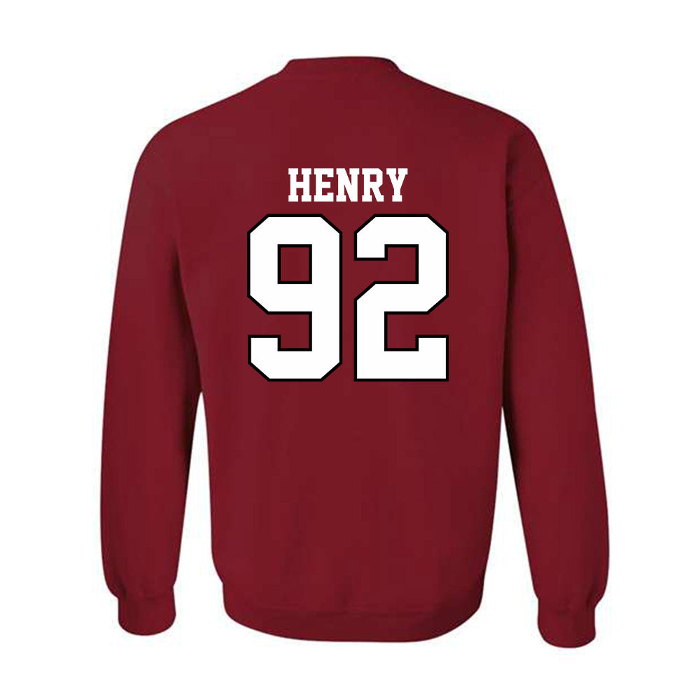 Oklahoma - NCAA Football : Jacob Henry - Classic Shersey Crewneck Sweatshirt-1
