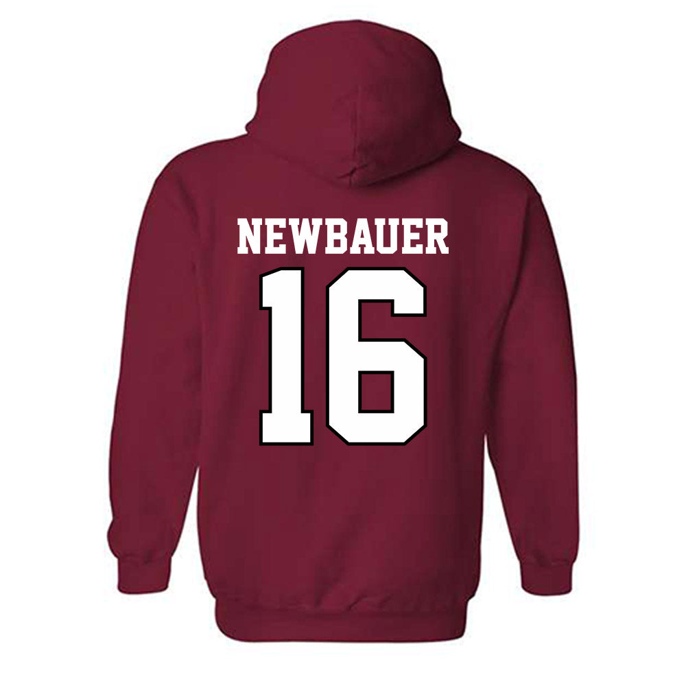 Oklahoma - NCAA Football : Whitt Newbauer - Classic Shersey Hooded Sweatshirt-1