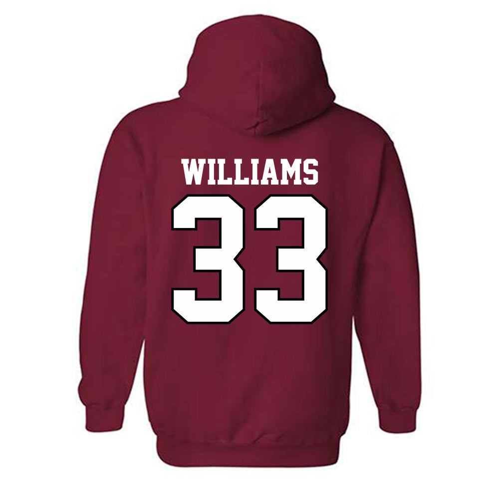 Oklahoma - NCAA Baseball : Isaac Williams - Classic Shersey Hooded Sweatshirt-1