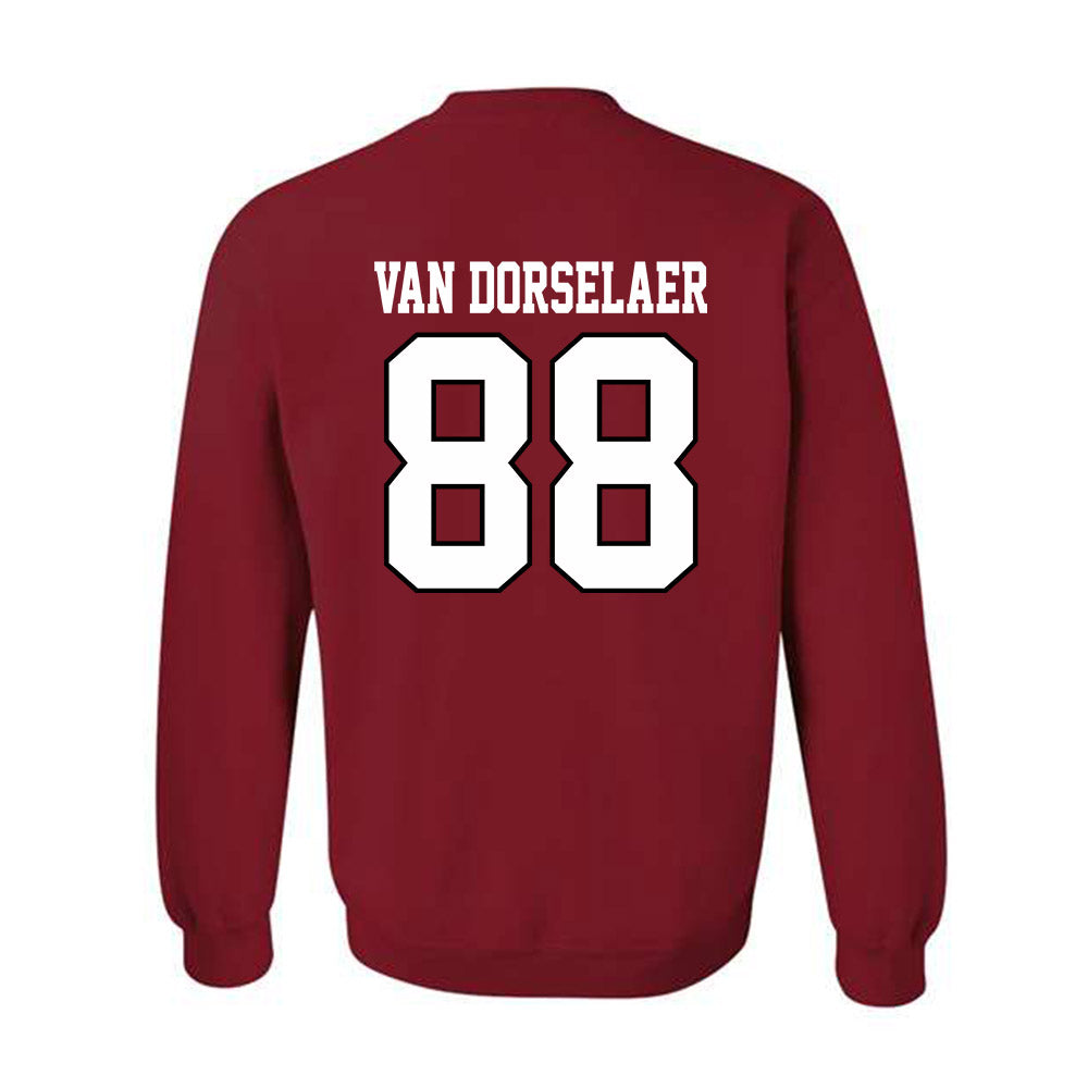 Oklahoma - NCAA Football : Jack Van Dorselaer - Classic Shersey Crewneck Sweatshirt-1