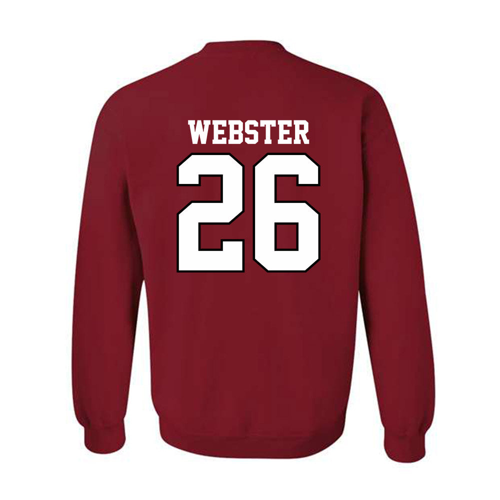 Oklahoma - NCAA Football : eLGee Webster - Classic Shersey Crewneck Sweatshirt-1