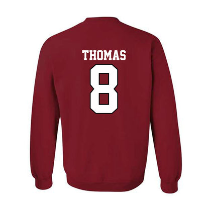 Oklahoma - NCAA Football : Bishop Thomas - Classic Shersey Crewneck Sweatshirt-1