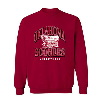 Oklahoma - NCAA Women's Volleyball : Halle Delince - Classic Shersey Crewneck Sweatshirt-0