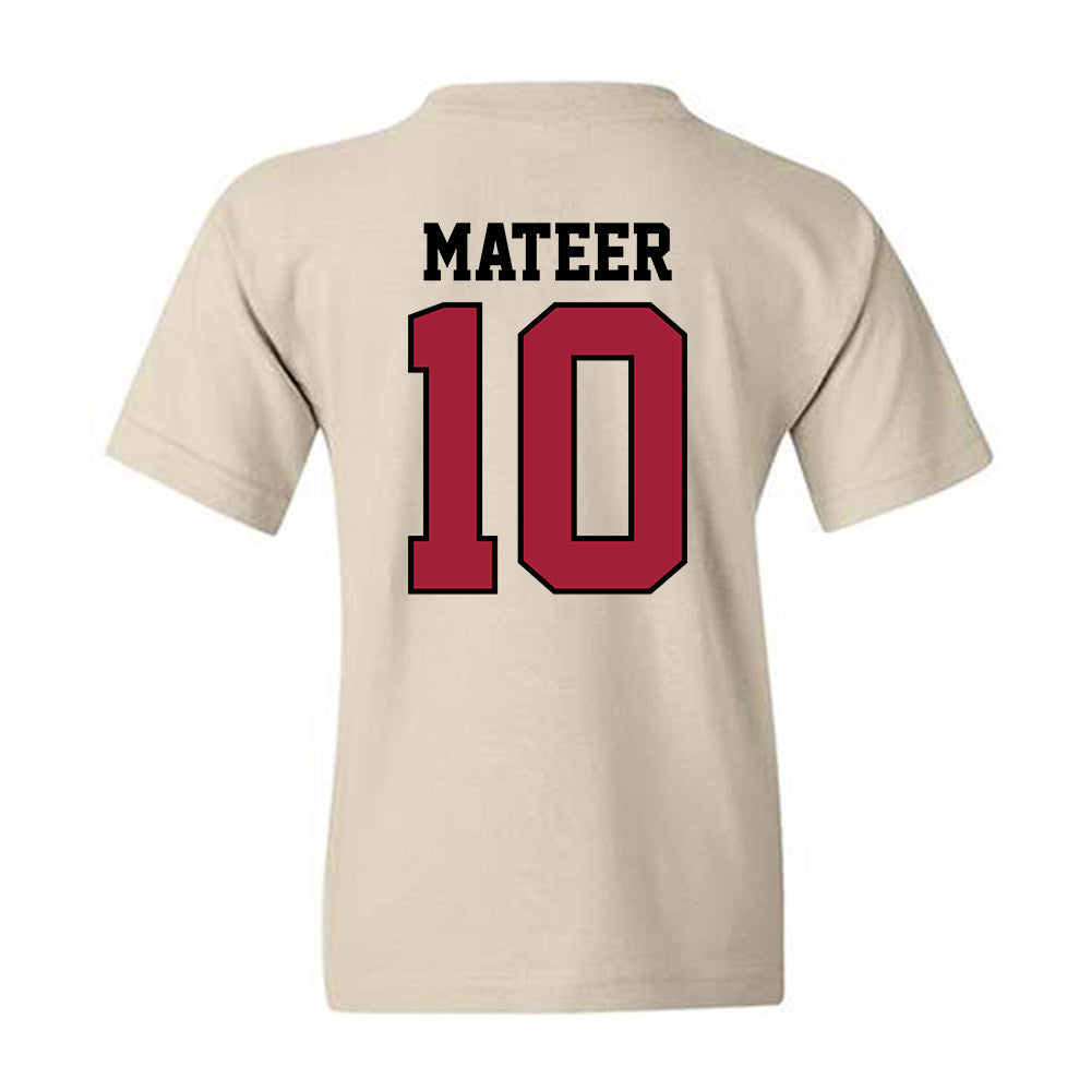 Oklahoma - NCAA Football : John Mateer - Classic Shersey Youth T-Shirt-1