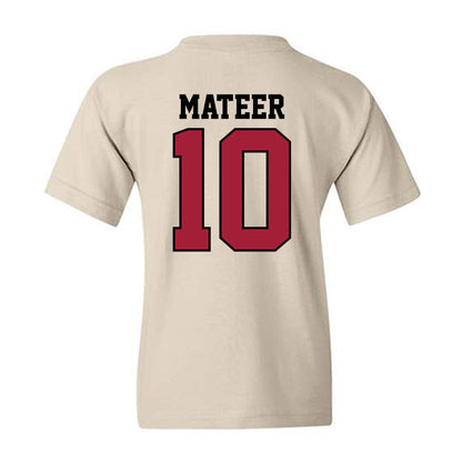 Oklahoma - NCAA Football : John Mateer - Classic Shersey Youth T-Shirt-1