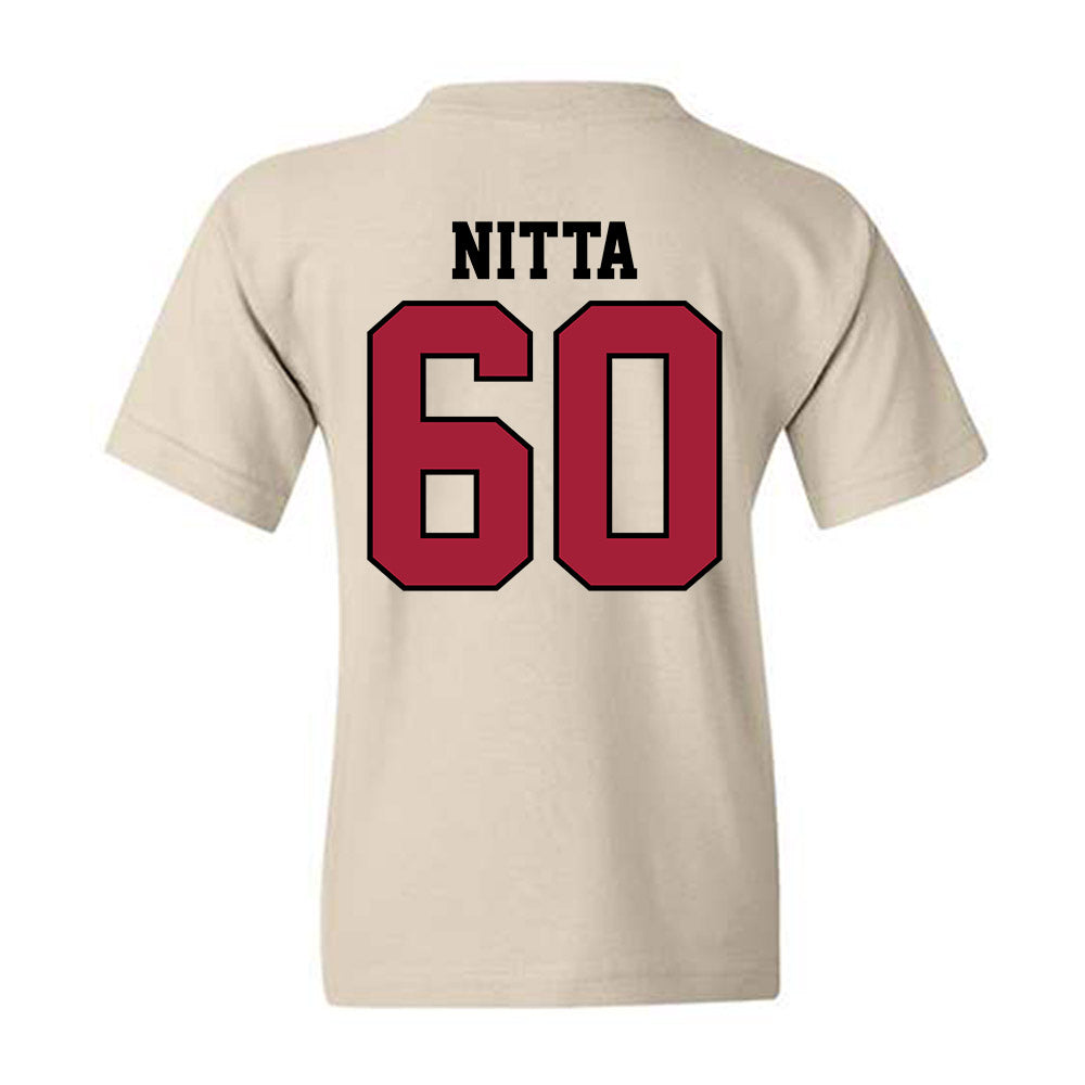 Oklahoma - NCAA Football : Caleb Nitta - Classic Shersey Youth T-Shirt-1