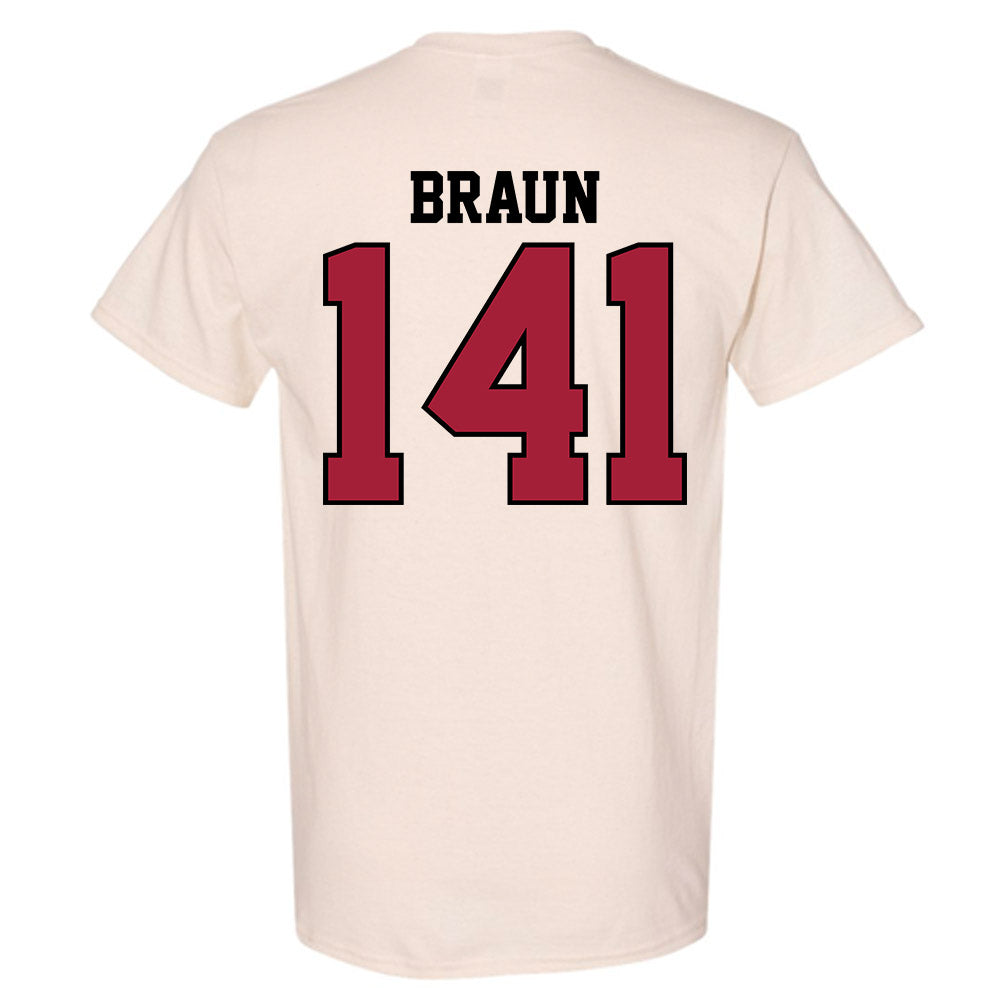 Oklahoma - NCAA Wrestling : Alex Braun - Classic Shersey T-Shirt-1