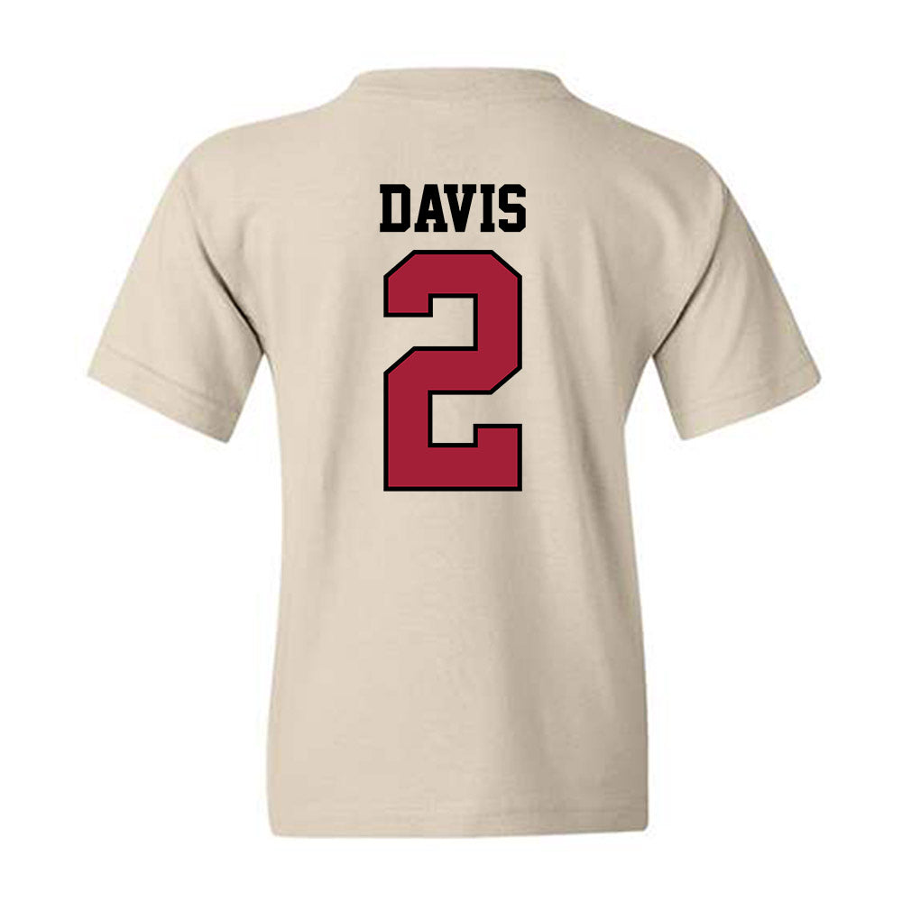 Oklahoma - NCAA Baseball : Myles Davis - Classic Shersey Youth T-Shirt-1