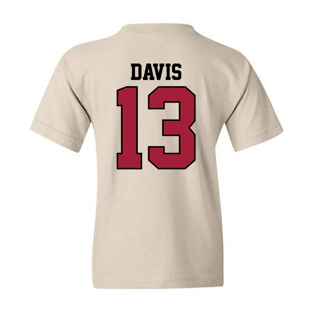 Oklahoma - NCAA Men's Basketball : Tae Davis - Classic Shersey Youth T-Shirt-1