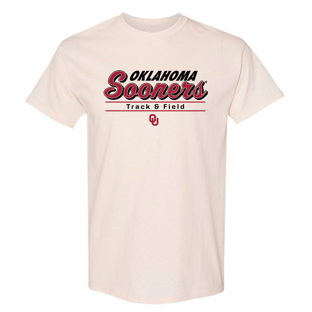 Oklahoma - NCAA Men's Track & Field : Andrew Davis - Classic Shersey T-Shirt-0