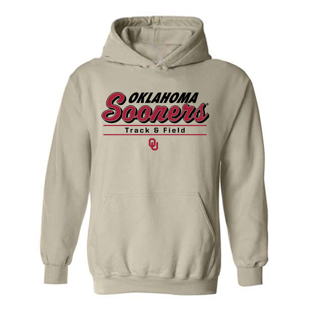 Oklahoma - NCAA Men's Track & Field : Bj Green - Hooded Sweatshirt Classic Shersey