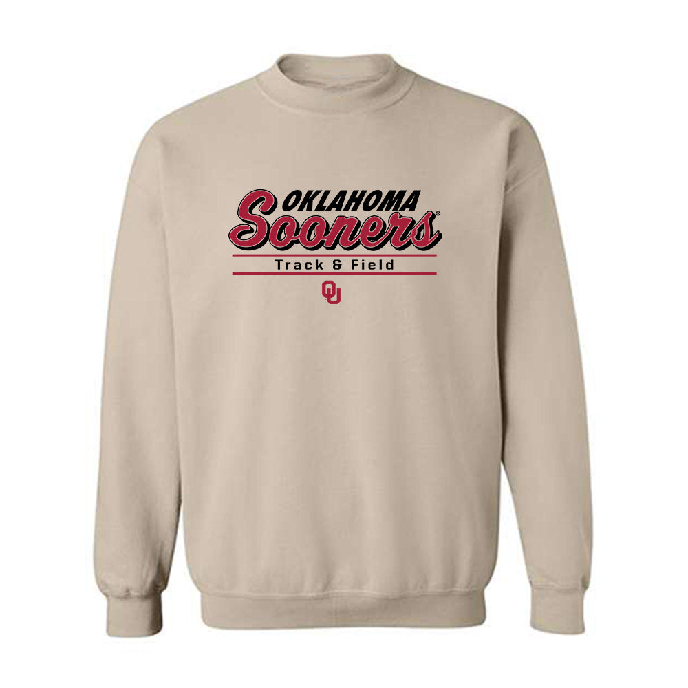 Oklahoma - NCAA Men's Track & Field : Bj Green - Crewneck Sweatshirt Classic Shersey