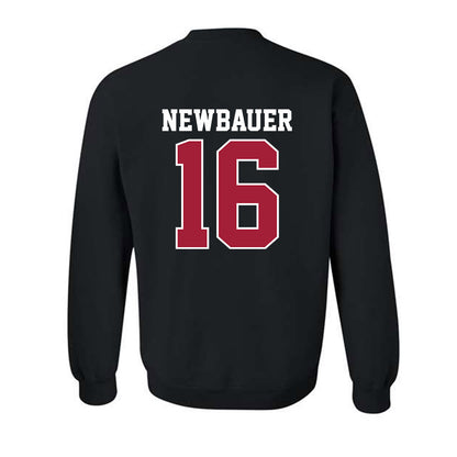 Oklahoma - NCAA Football : Whitt Newbauer - Classic Shersey Crewneck Sweatshirt-1