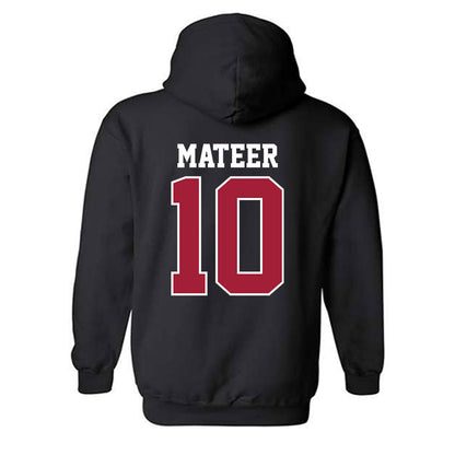 Oklahoma - NCAA Football : John Mateer - Classic Shersey Hooded Sweatshirt-1