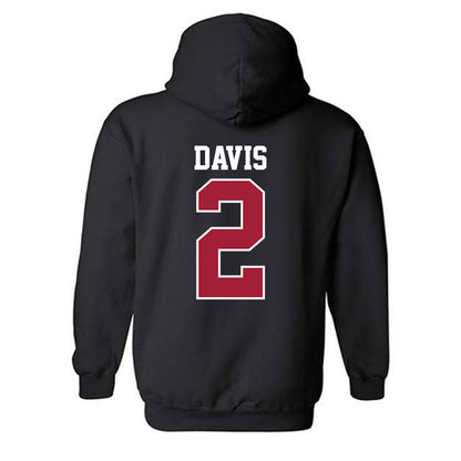 Oklahoma - NCAA Baseball : Myles Davis - Classic Shersey Hooded Sweatshirt-1