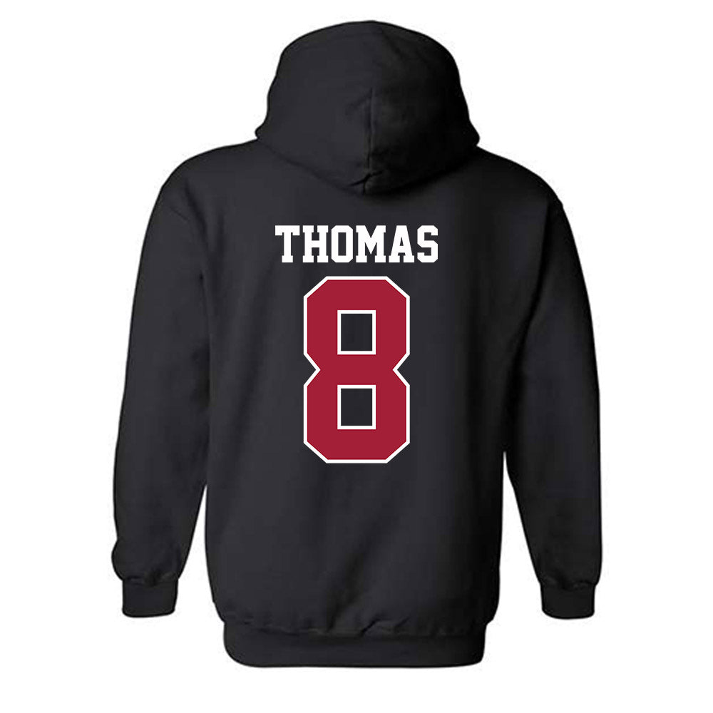 Oklahoma - NCAA Football : Bishop Thomas - Classic Shersey Hooded Sweatshirt-1