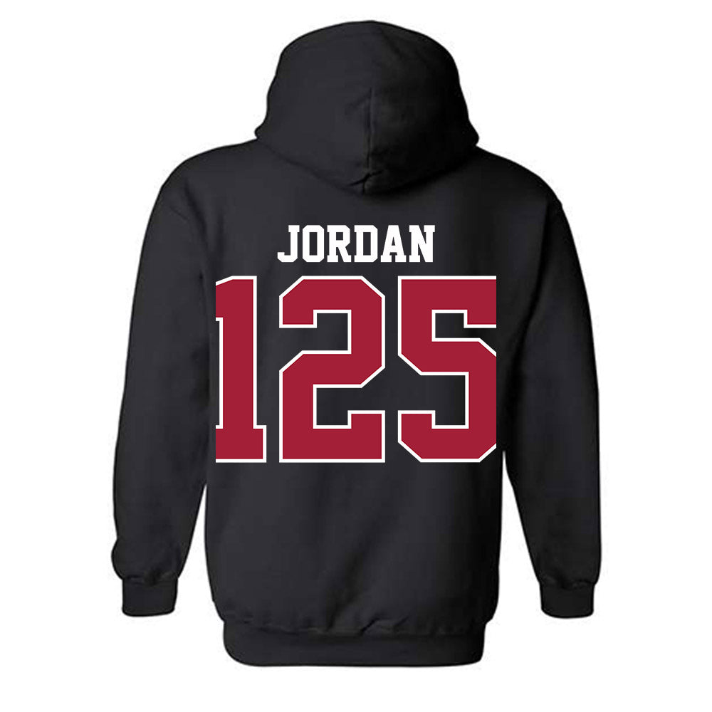 Oklahoma - NCAA Wrestling : Beric Jordan - Classic Shersey Hooded Sweatshirt-1