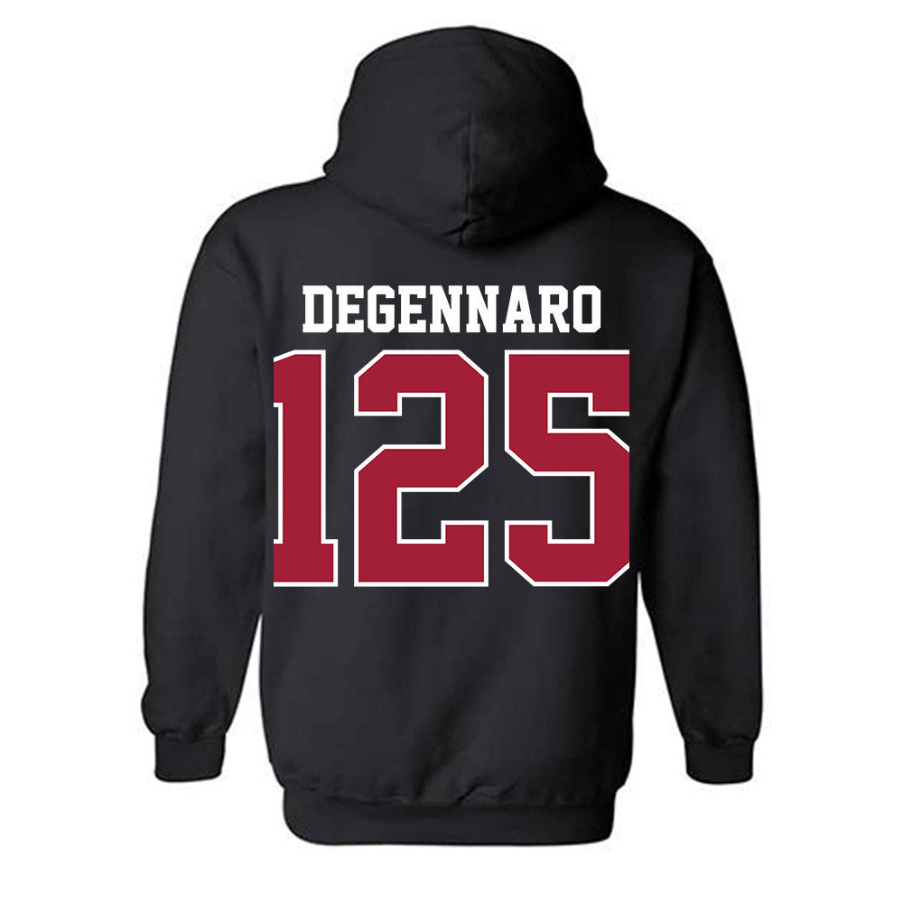 Oklahoma - NCAA Wrestling : Sebastian Degennaro - Classic Shersey Hooded Sweatshirt-1