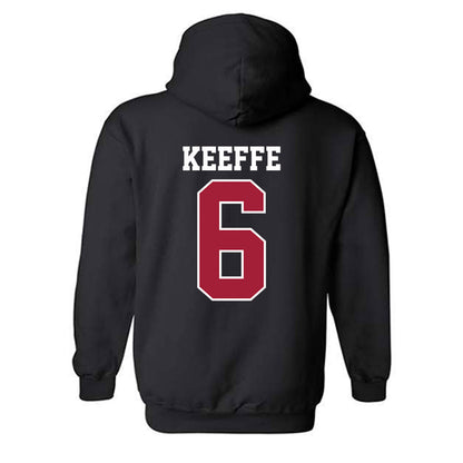 Oklahoma - NCAA Men's Basketball : Finley Keeffe - Classic Shersey Hooded Sweatshirt-1