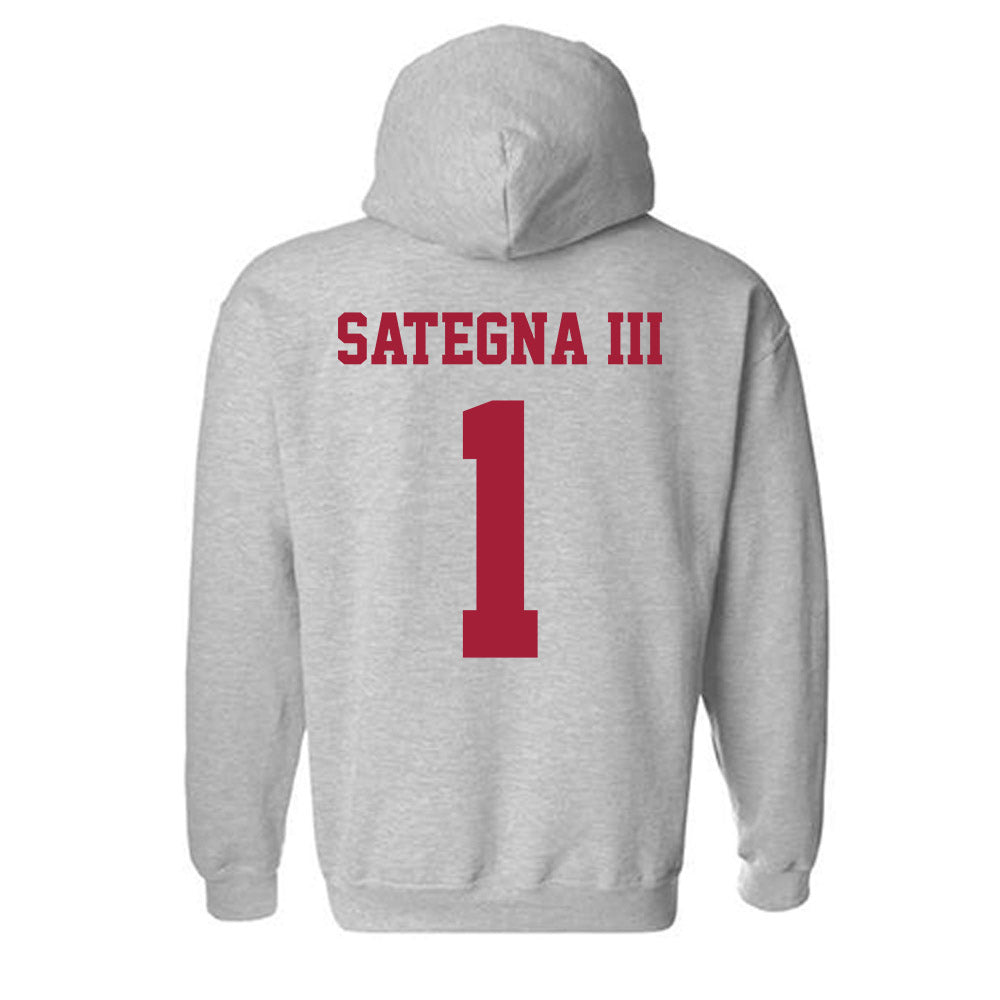 Oklahoma - NCAA Football : Isaiah Sategna III - Classic Shersey Hooded Sweatshirt-1