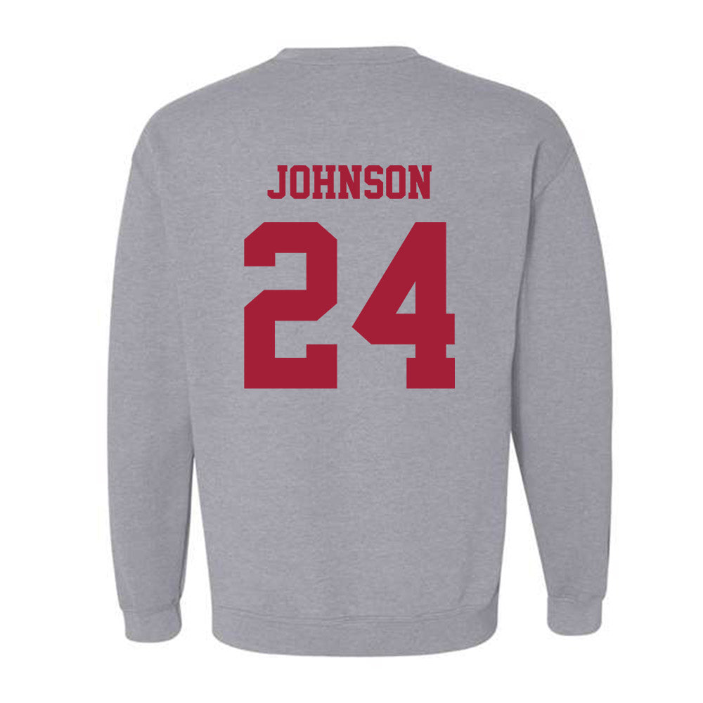 Oklahoma - NCAA Football : Jacobe Johnson - Classic Shersey Crewneck Sweatshirt-1