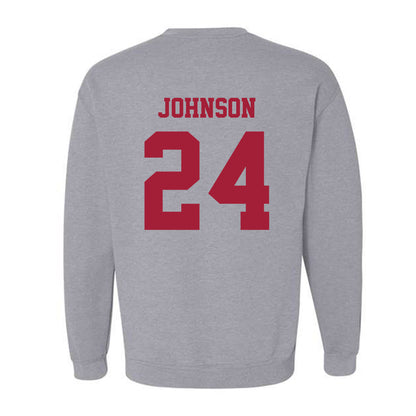 Oklahoma - NCAA Football : Jacobe Johnson - Classic Shersey Crewneck Sweatshirt-1