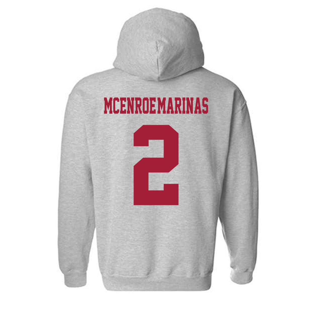 Oklahoma - NCAA Softball : Nelly McEnroe-Marinas - Classic Shersey Hooded Sweatshirt-1