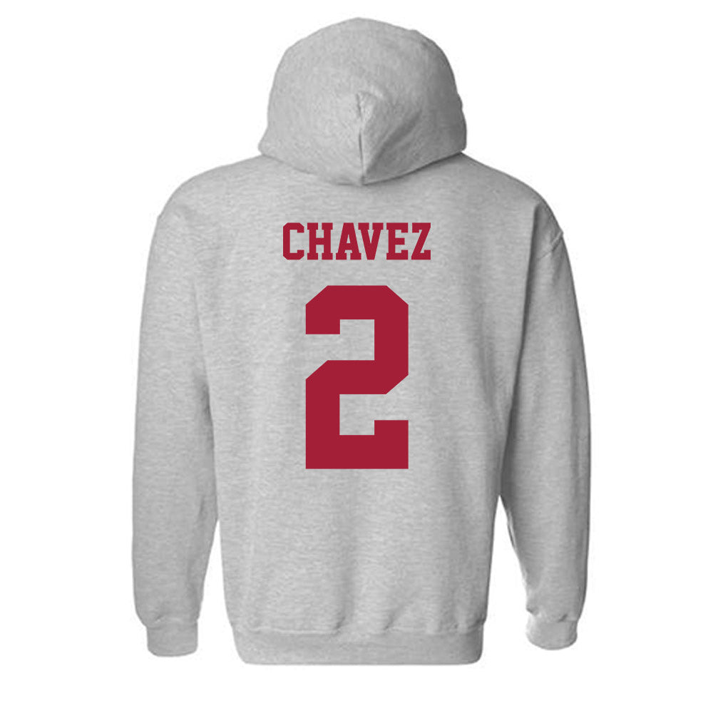 Oklahoma - NCAA Women's Basketball : Aaliyah Chavez - Classic Shersey Hooded Sweatshirt-1