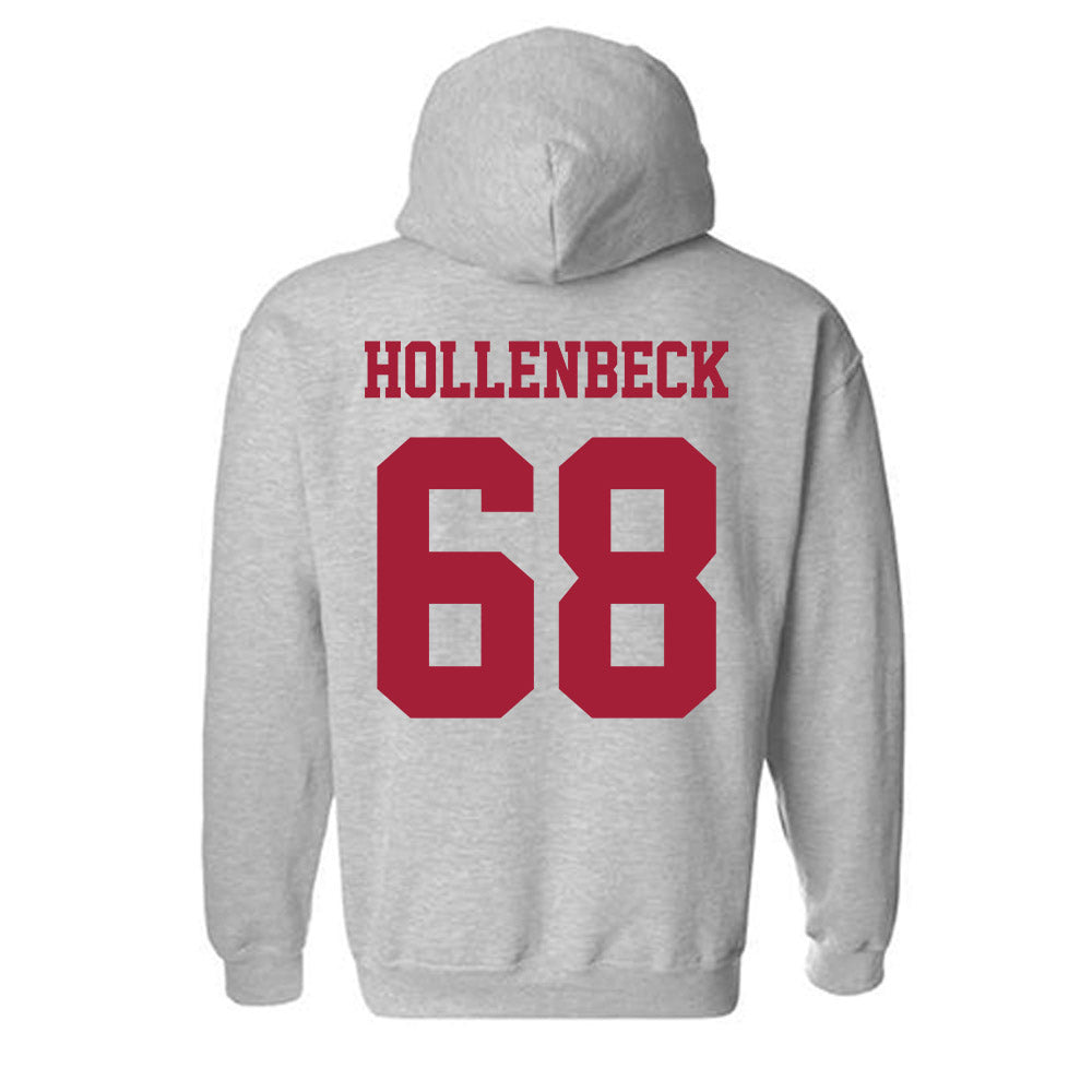 Oklahoma - NCAA Football : Owen Hollenbeck - Classic Shersey Hooded Sweatshirt-1