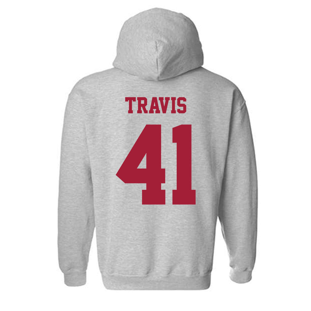 Oklahoma - NCAA Football : Barrett Travis - Classic Shersey Hooded Sweatshirt-1