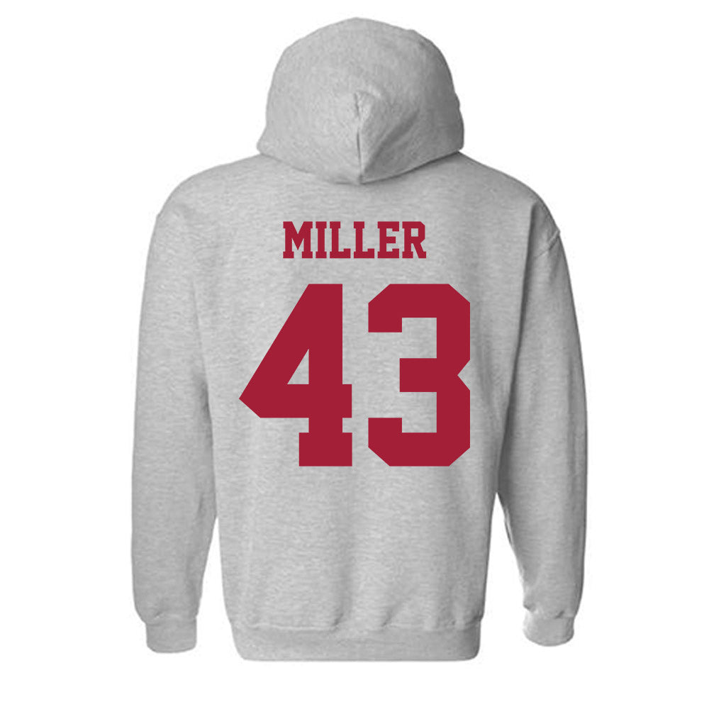 Oklahoma - NCAA Football : Grayson Miller - Classic Shersey Hooded Sweatshirt-1