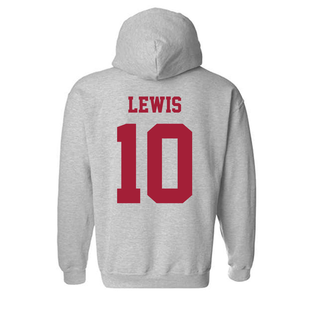 Oklahoma - NCAA Football : Kip Lewis - Classic Shersey Hooded Sweatshirt-1