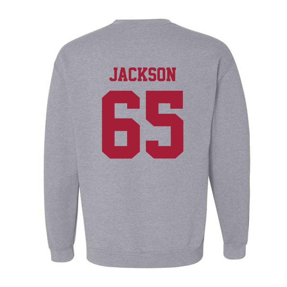 Oklahoma - NCAA Football : Jayden Jackson - Classic Shersey Crewneck Sweatshirt-1