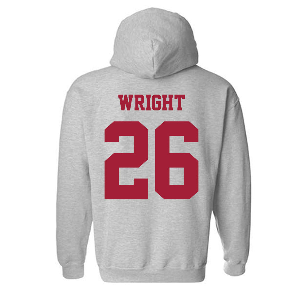 Oklahoma - NCAA Women's Soccer : Olivia Wright - Classic Shersey Hooded Sweatshirt-1