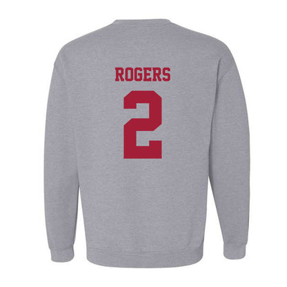 Oklahoma - NCAA Football : Jahsiear Rogers - Classic Shersey Crewneck Sweatshirt-1
