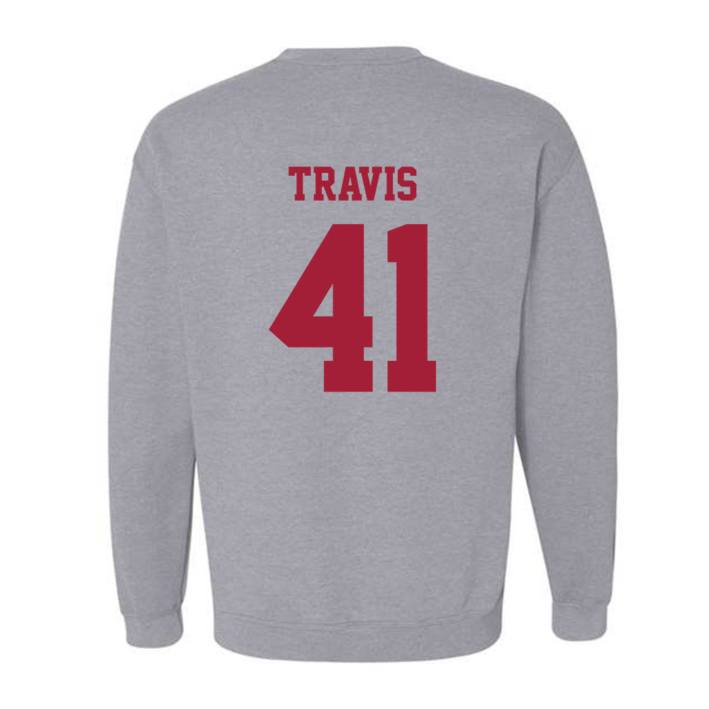 Oklahoma - NCAA Football : Barrett Travis - Classic Shersey Crewneck Sweatshirt-1