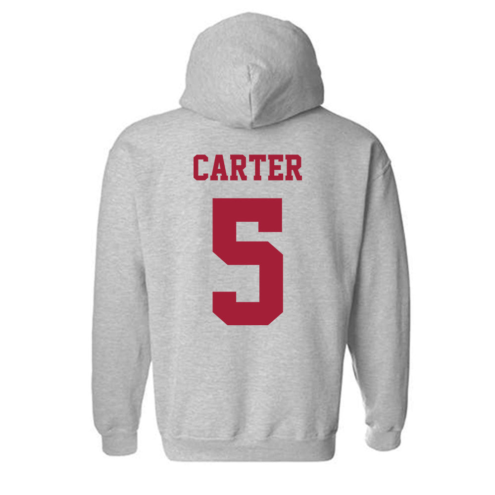 Oklahoma - NCAA Football : Jermichael Carter - Classic Shersey Hooded Sweatshirt-1