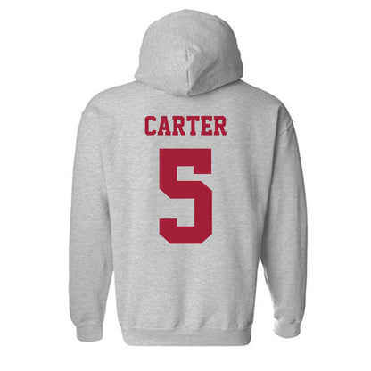 Oklahoma - NCAA Football : Jermichael Carter - Classic Shersey Hooded Sweatshirt-1