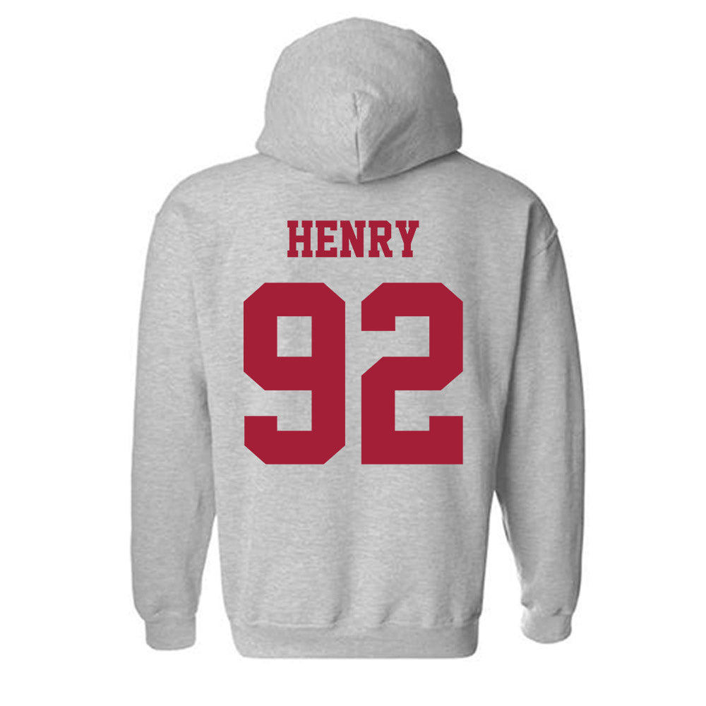 Oklahoma - NCAA Football : Jacob Henry - Classic Shersey Hooded Sweatshirt-1