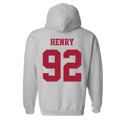 Oklahoma - NCAA Football : Jacob Henry - Classic Shersey Hooded Sweatshirt-1