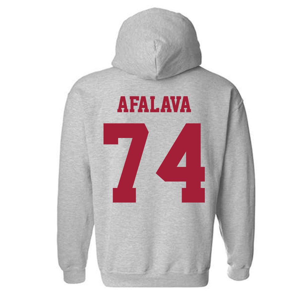 Oklahoma - NCAA Football : Darius Afalava - Classic Shersey Hooded Sweatshirt-1