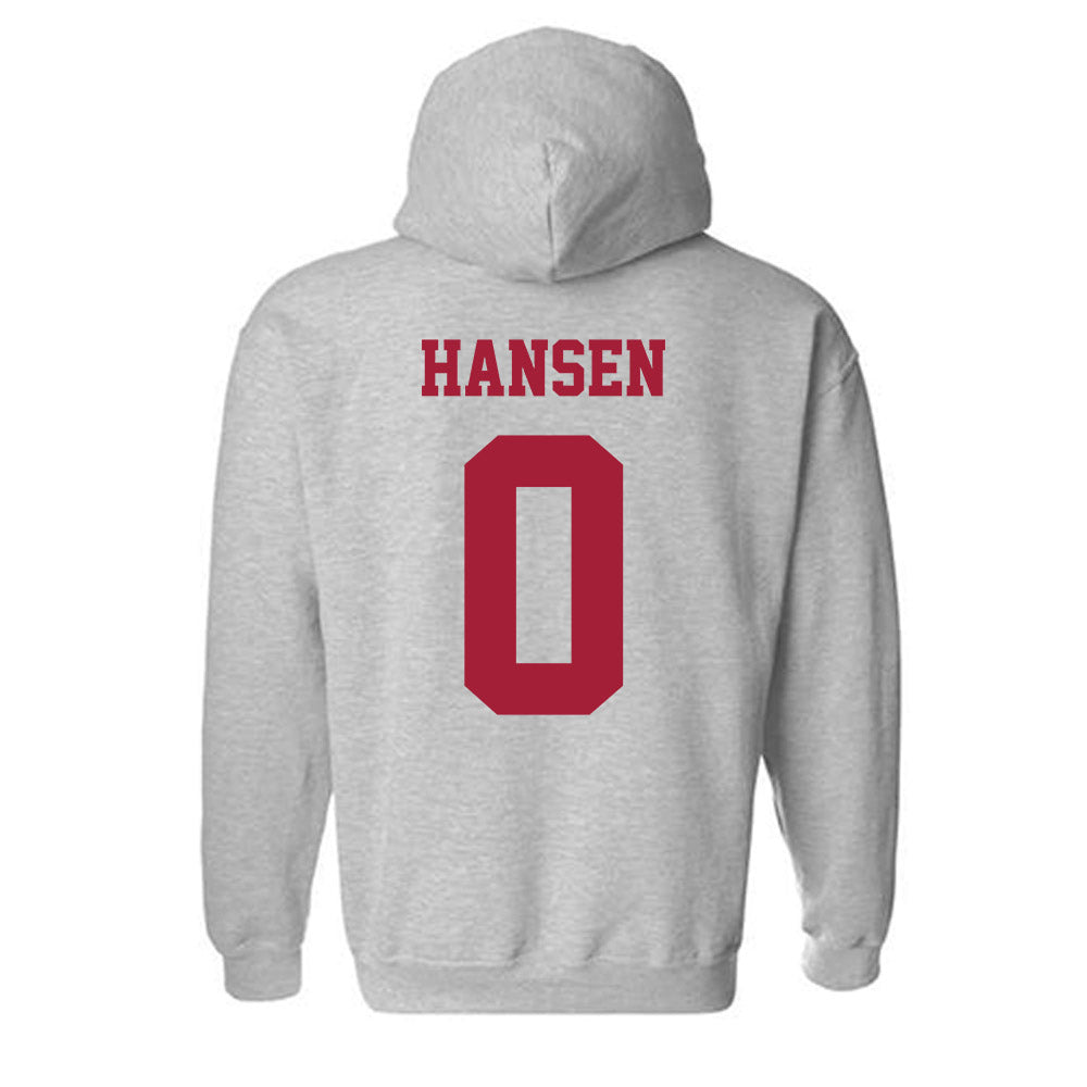 Oklahoma - NCAA Men's Basketball : Jake Hansen - Classic Shersey Hooded Sweatshirt-1