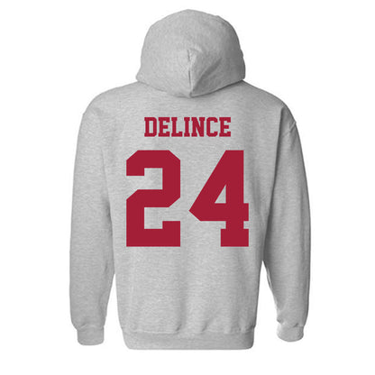 Oklahoma - NCAA Women's Volleyball : Halle Delince - Classic Shersey Hooded Sweatshirt-1