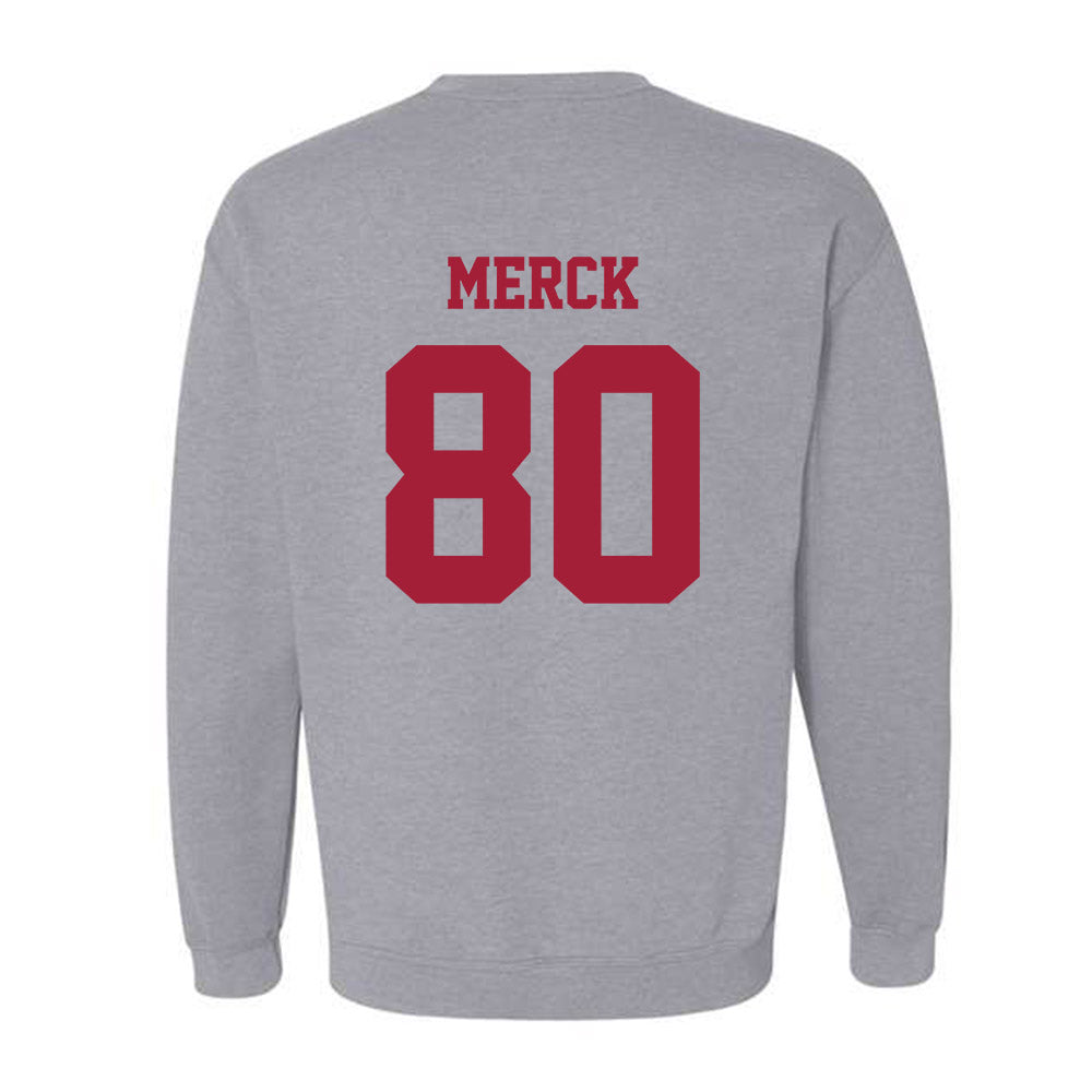 Oklahoma - NCAA Football : Eli Merck - Classic Shersey Crewneck Sweatshirt-1