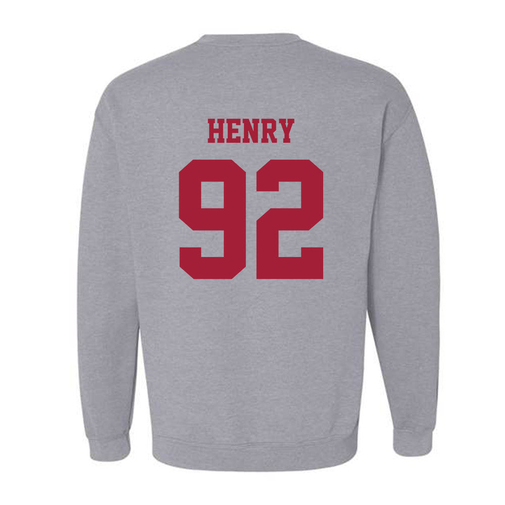 Oklahoma - NCAA Football : Jacob Henry - Classic Shersey Crewneck Sweatshirt-1