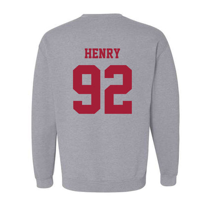 Oklahoma - NCAA Football : Jacob Henry - Classic Shersey Crewneck Sweatshirt-1