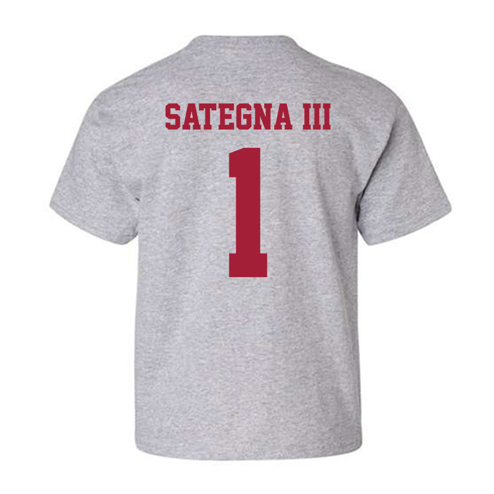 Oklahoma - NCAA Football : Isaiah Sategna III - Classic Shersey Youth T-Shirt-1
